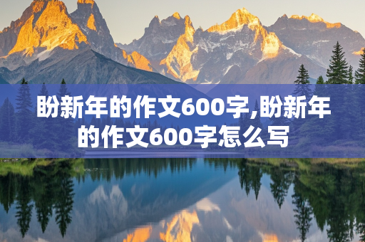 盼新年的作文600字,盼新年的作文600字怎么写