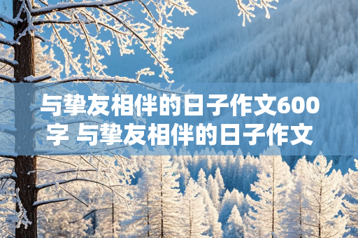 与挚友相伴的日子作文600字 与挚友相伴的日子作文600字初中