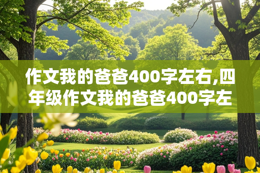 作文我的爸爸400字左右,四年级作文我的爸爸400字左右