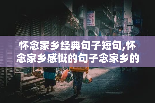 怀念家乡经典句子短句,怀念家乡感慨的句子念家乡的简短说说