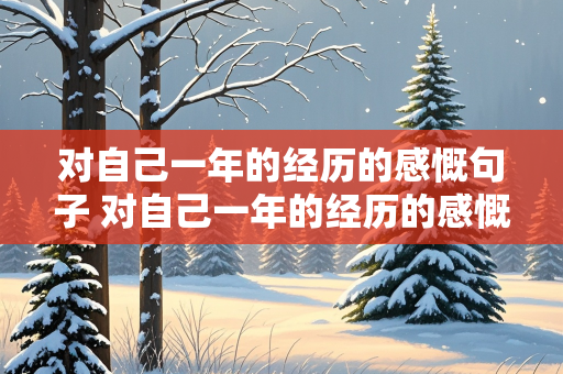 对自己一年的经历的感慨句子 对自己一年的经历的感慨句子秋收 冬离