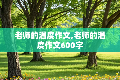 老师的温度作文,老师的温度作文600字