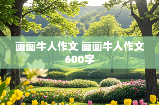 画画牛人作文 画画牛人作文600字