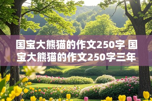 国宝大熊猫的作文250字 国宝大熊猫的作文250字三年级下册