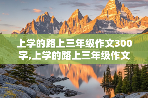 上学的路上三年级作文300字,上学的路上三年级作文300字左右