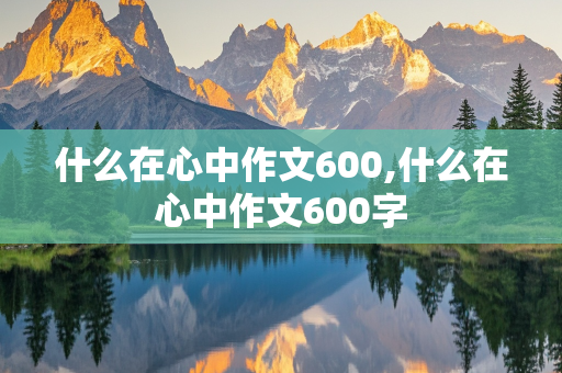 什么在心中作文600,什么在心中作文600字