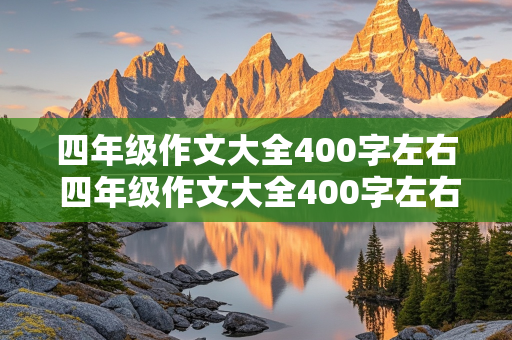 四年级作文大全400字左右 四年级作文大全400字左右写景