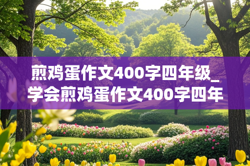 煎鸡蛋作文400字四年级_学会煎鸡蛋作文400字四年级