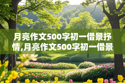 月亮作文500字初一借景抒情,月亮作文500字初一借景抒情范文