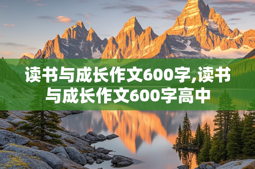 读书与成长作文600字,读书与成长作文600字高中