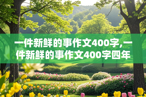 一件新鲜的事作文400字,一件新鲜的事作文400字四年级