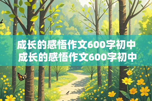 成长的感悟作文600字初中 成长的感悟作文600字初中叙事