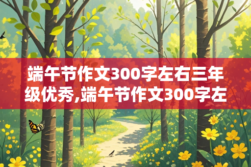 端午节作文300字左右三年级优秀,端午节作文300字左右三年级优秀作文