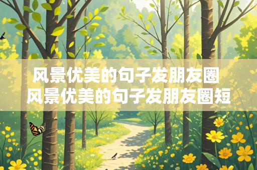 风景优美的句子发朋友圈 风景优美的句子发朋友圈短句