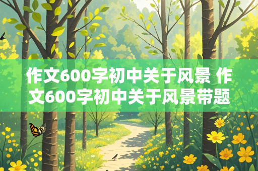 作文600字初中关于风景 作文600字初中关于风景带题目