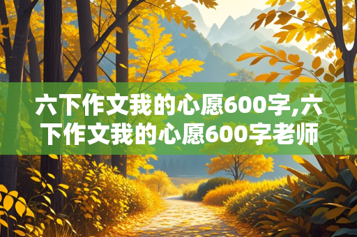 六下作文我的心愿600字,六下作文我的心愿600字老师