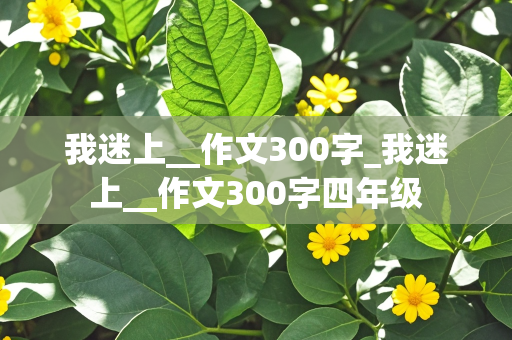 我迷上__作文300字_我迷上__作文300字四年级