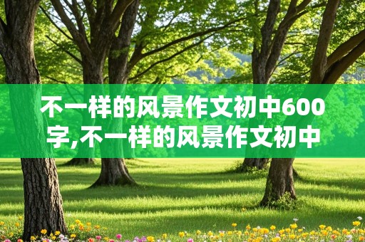 不一样的风景作文初中600字,不一样的风景作文初中600字叙事