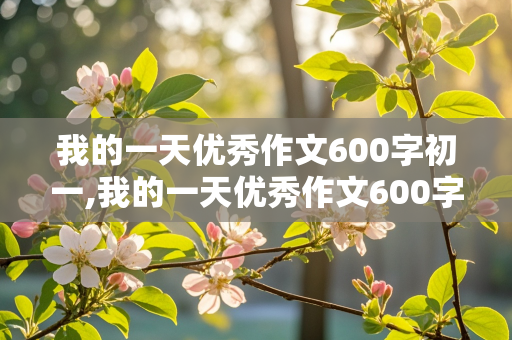 我的一天优秀作文600字初一,我的一天优秀作文600字初一下册