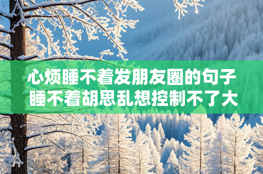 心烦睡不着发朋友圈的句子 睡不着胡思乱想控制不了大脑