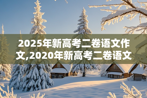 2025年新高考二卷语文作文,2020年新高考二卷语文作文范文