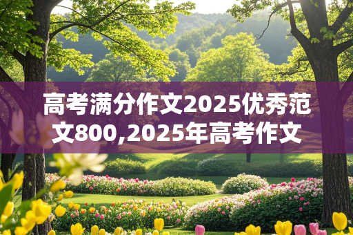 高考满分作文2025优秀范文800,2025年高考作文