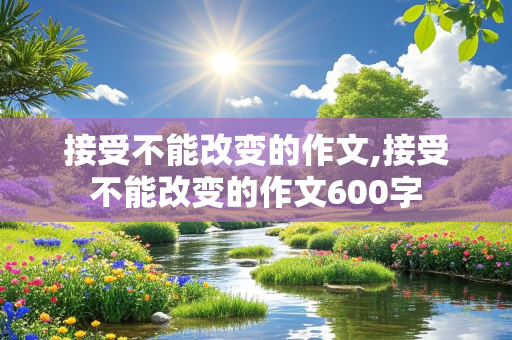 接受不能改变的作文,接受不能改变的作文600字