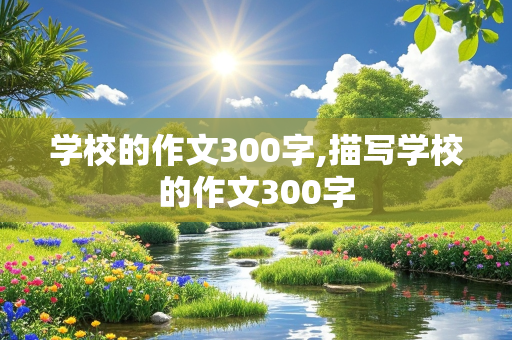 学校的作文300字,描写学校的作文300字