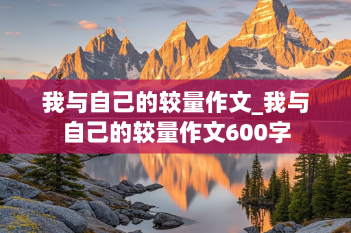 我与自己的较量作文_我与自己的较量作文600字