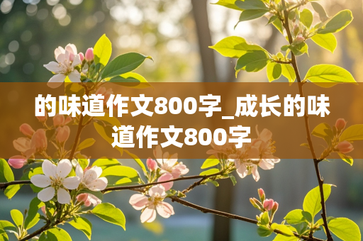 的味道作文800字_成长的味道作文800字