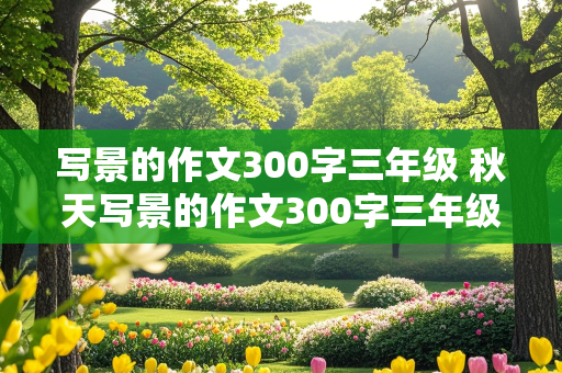 写景的作文300字三年级 秋天写景的作文300字三年级