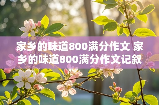 家乡的味道800满分作文 家乡的味道800满分作文记叙文