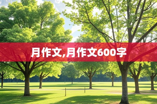 月作文,月作文600字