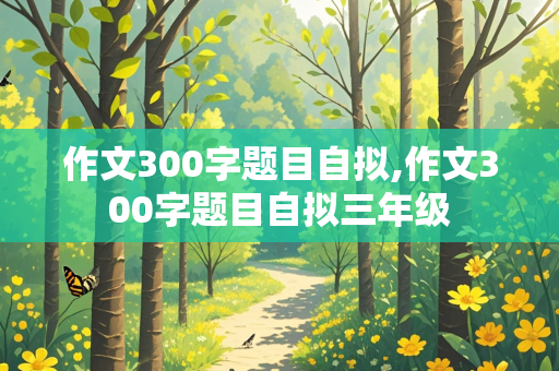 作文300字题目自拟,作文300字题目自拟三年级