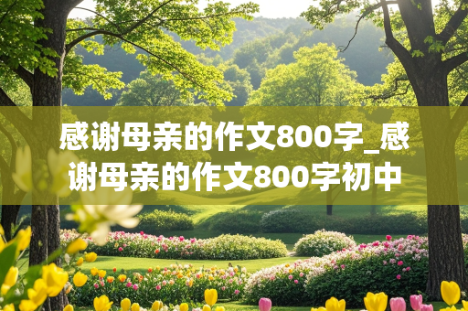 感谢母亲的作文800字_感谢母亲的作文800字初中