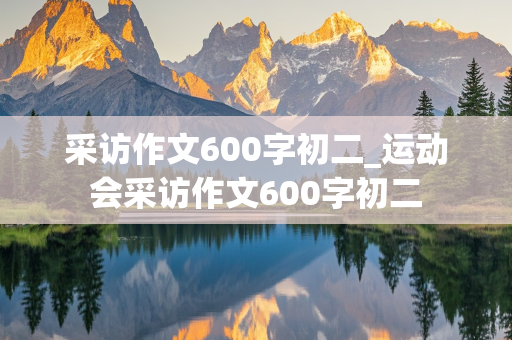 采访作文600字初二_运动会采访作文600字初二