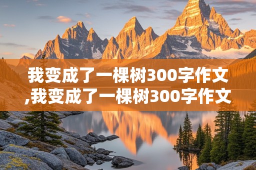 我变成了一棵树300字作文,我变成了一棵树300字作文三年级