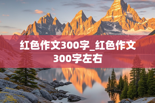 红色作文300字_红色作文300字左右