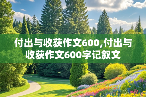 付出与收获作文600,付出与收获作文600字记叙文