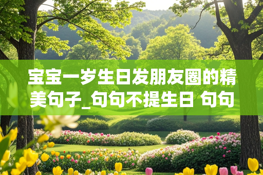 宝宝一岁生日发朋友圈的精美句子_句句不提生日 句句都是生日