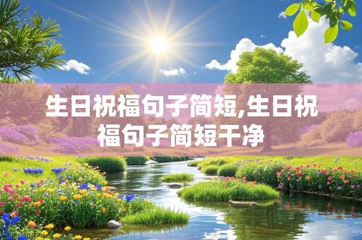 生日祝福句子简短,生日祝福句子简短干净