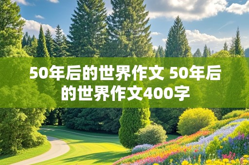 50年后的世界作文 50年后的世界作文400字