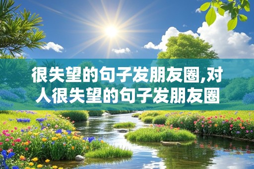 很失望的句子发朋友圈,对人很失望的句子发朋友圈