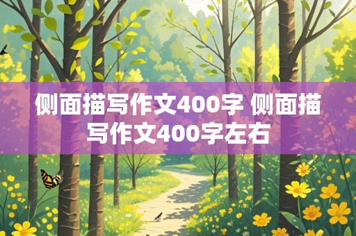 侧面描写作文400字 侧面描写作文400字左右