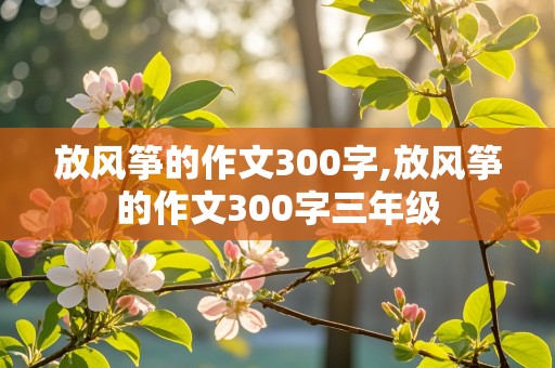 放风筝的作文300字,放风筝的作文300字三年级