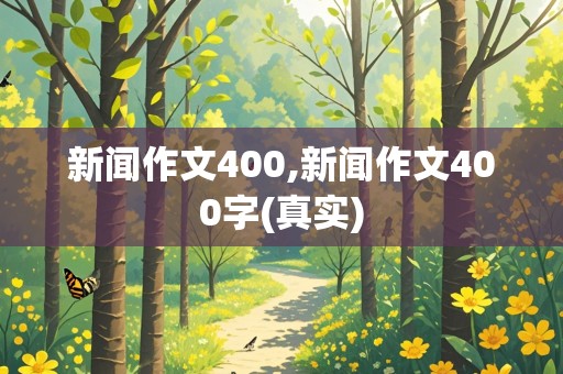 新闻作文400,新闻作文400字(真实)