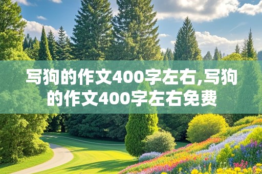 写狗的作文400字左右,写狗的作文400字左右免费