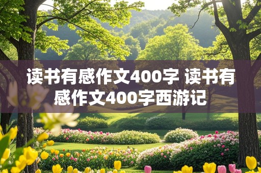 读书有感作文400字 读书有感作文400字西游记