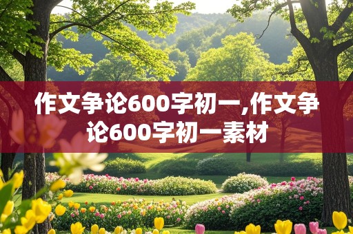 作文争论600字初一,作文争论600字初一素材