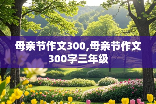 母亲节作文300,母亲节作文300字三年级